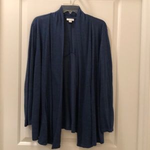 Pretty blue J.Jill cardigan sweater.